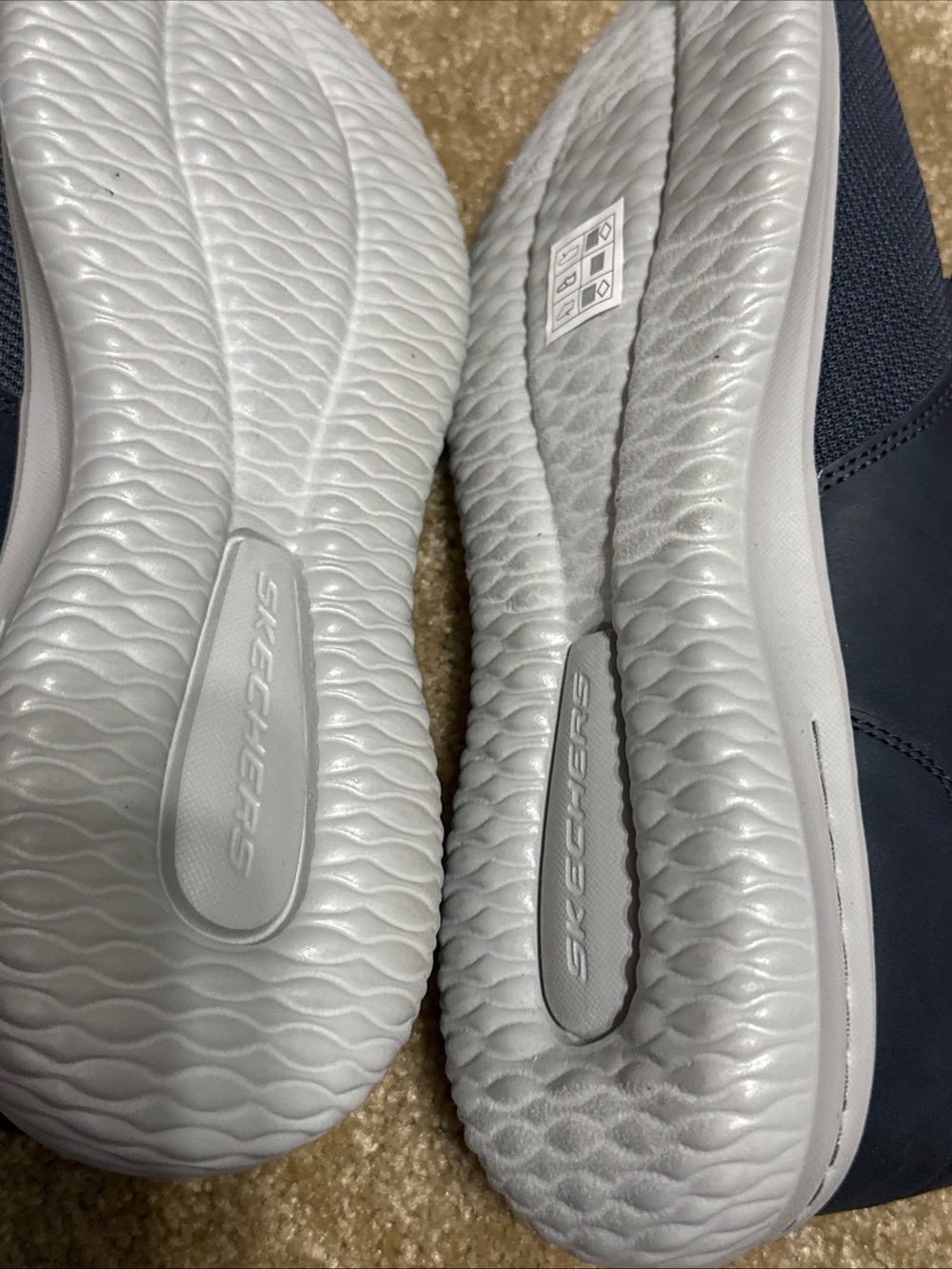NEW Skechers Shoes Mens 9 Delson Sneakers Blue Mesh Classic Fit Lace Up SN58876 - Picture 4 of 9